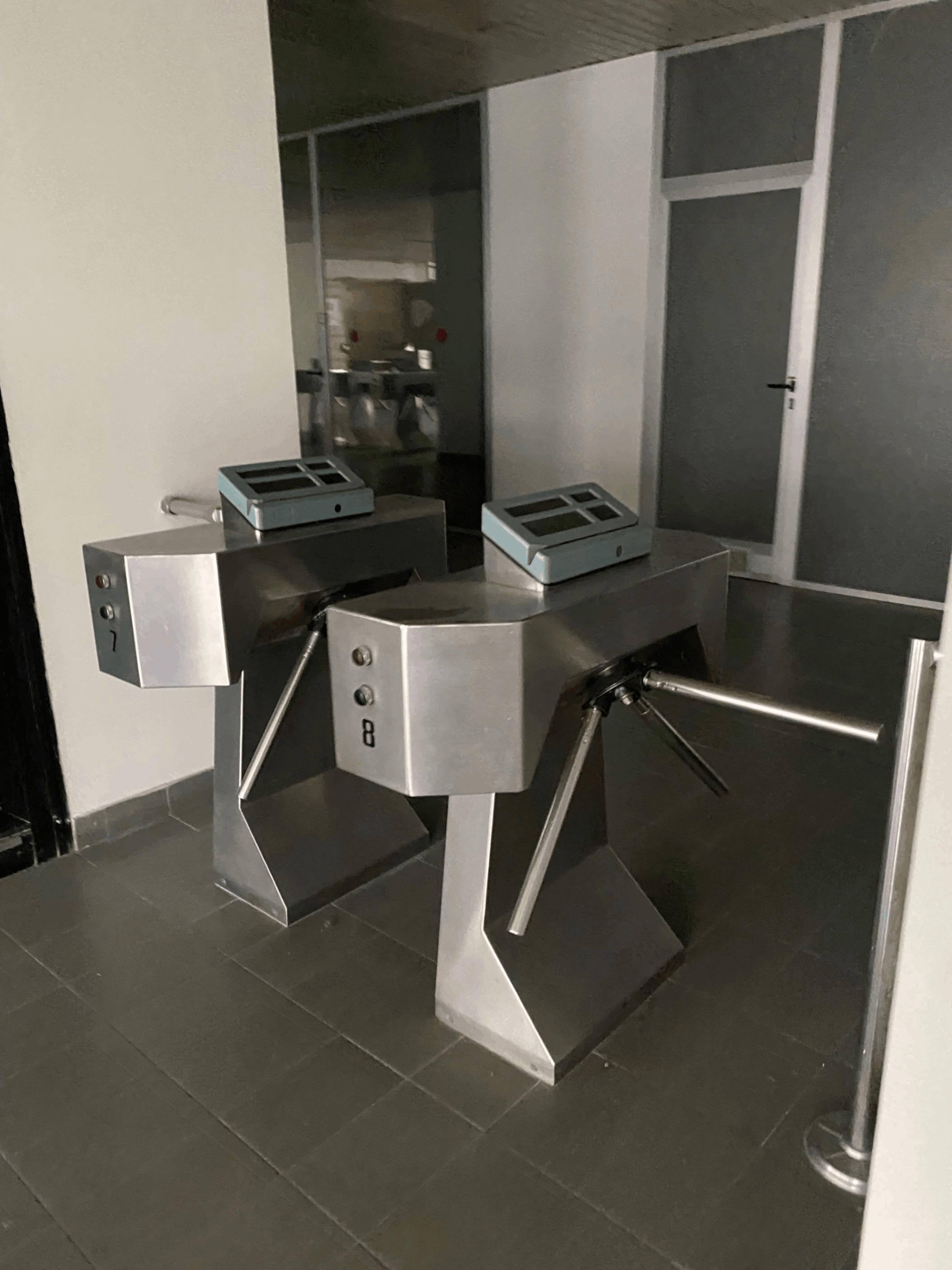 ICO Factory turnstiles